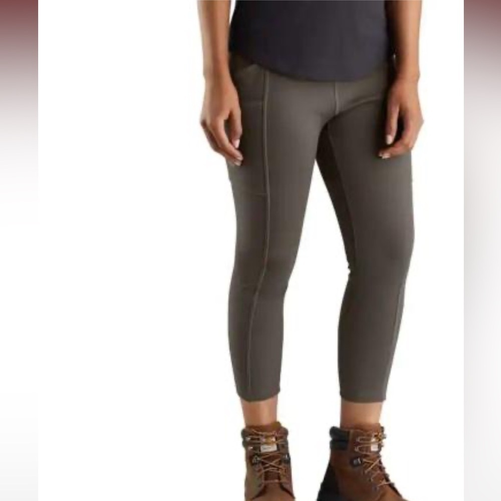 Carhartt Force Fitted Lightweight Ankle Length Legging Women’s XL Olive Green